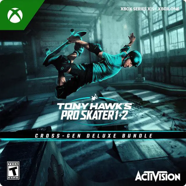 Main image of Tony Hawk's Pro Skater 1 + 2 Cross-Gen Deluxe Bundle Xbox Series X|S, Xbox One [Digital Code]