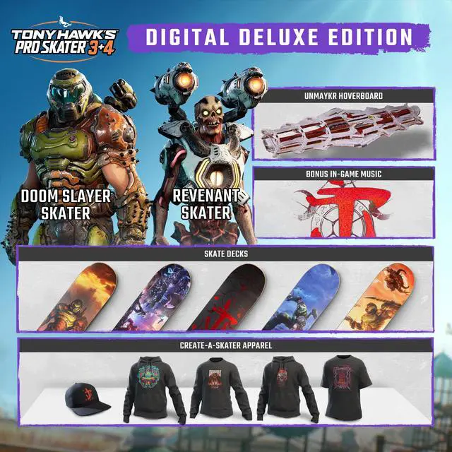 Alt view image 2 of 9 - Tony Hawk's Pro Skater 3 + 4 - Digital Deluxe Edition Xbox Series X/S, Xbox One and Windows [Digital Code]