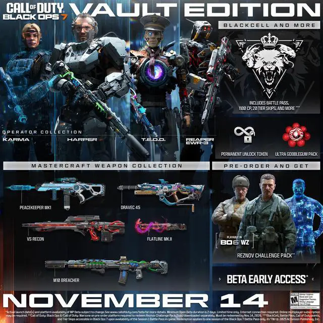Alt view image 3 of 10 - Call of Duty: Black Ops 7 – Vault Edition Xbox Series X|S, Xbox One and Windows [Digital Code]