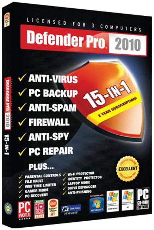 Main image of Bling Software Defender Pro 2010 15 in 1
