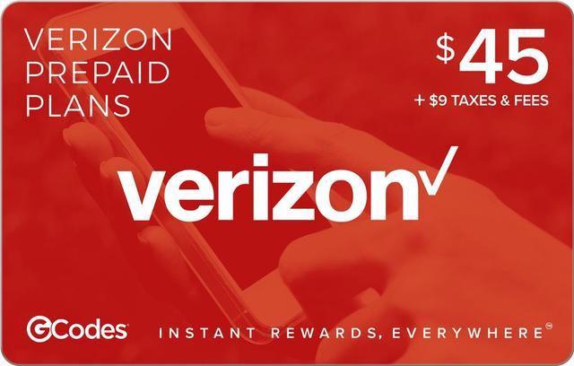 verizon prepaid $45 plan