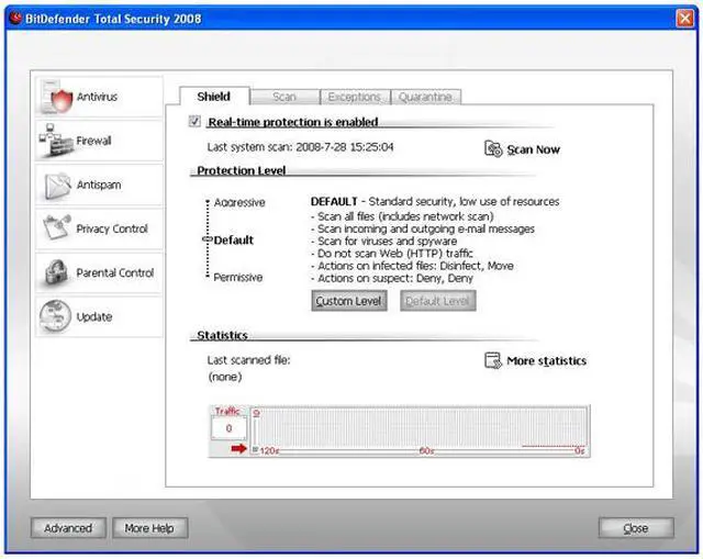 Alt view image 11 of 16 - Bitdefender Total Security 2008 - 2 Year / 3 PC