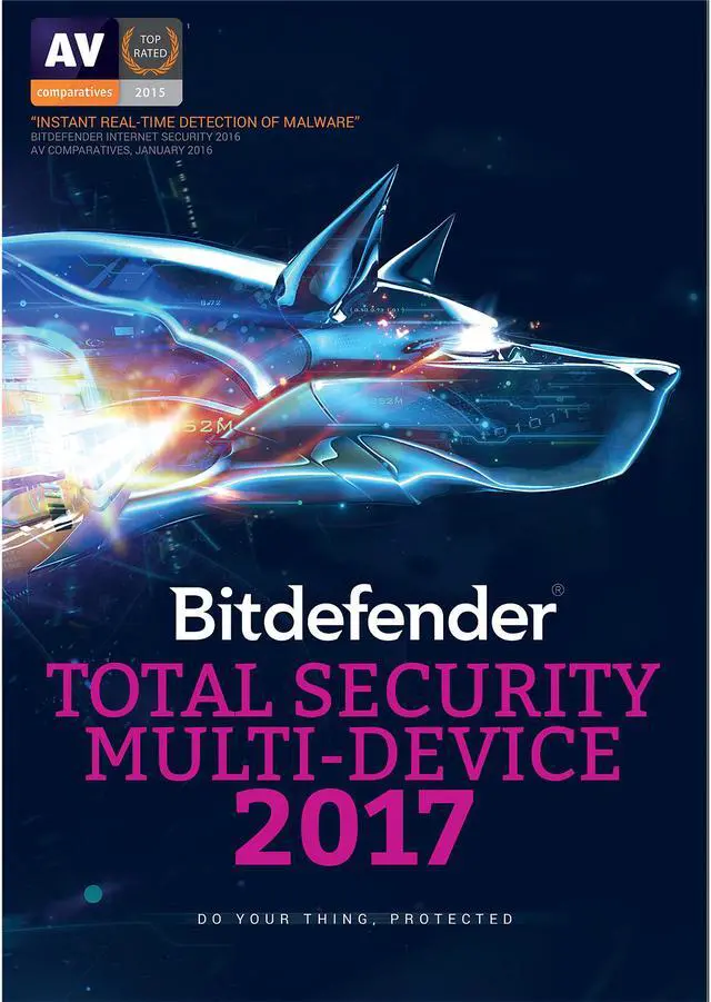 Main image of Bitdefender Total Security Multi-Device 2017 - 5 PCs