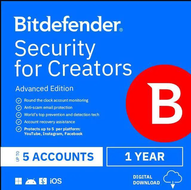 Main image of Bitdefender Security for Creators Advanced - Download