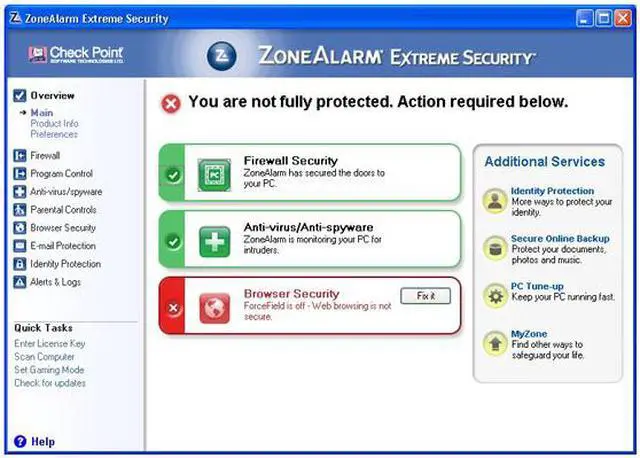 Alt view image 3 of 7 - Zone Labs Zonealarm Extreme Security