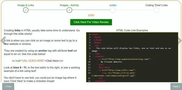 Alt view image 4 of 5 - SimplyCoding Coding for Kids - Learn to Code Your Own Website in HTML/CSS Course Age 11+ [Digital Download]