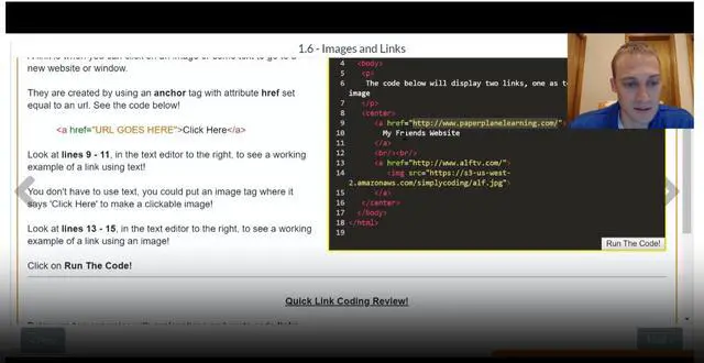 Alt view image 5 of 5 - SimplyCoding Coding for Kids - Learn to Code Your Own Website in HTML/CSS Course Age 11+ [Digital Download]