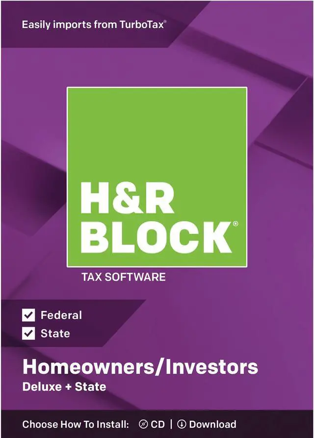 Main image of H&R BLOCK Tax Software Deluxe + State 2018