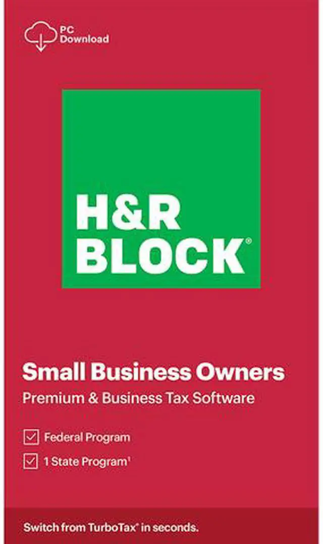 Main image of H&R Block Tax Software Premium & Business 2020 Windows - Download