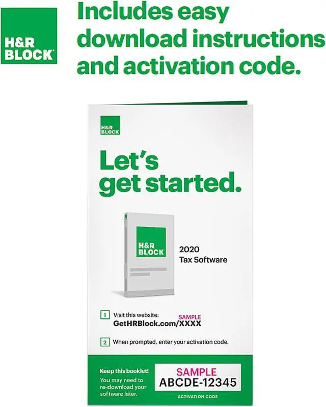 Alt view image 3 of 4 - H&R BLOCK Tax Software Deluxe + State 2020 PC Windows/Mac (Key Card)