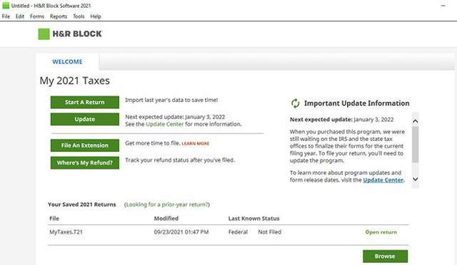 Alt view image 6 of 6 - H&R Block Tax Software Premium & Business 2021 -  Windows Only - Key Card