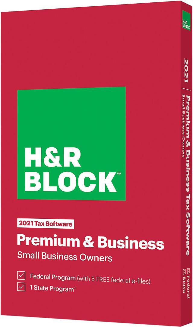 Main image of H&R Block Tax Software Premium & Business 2021 -  Windows Only - Key Card