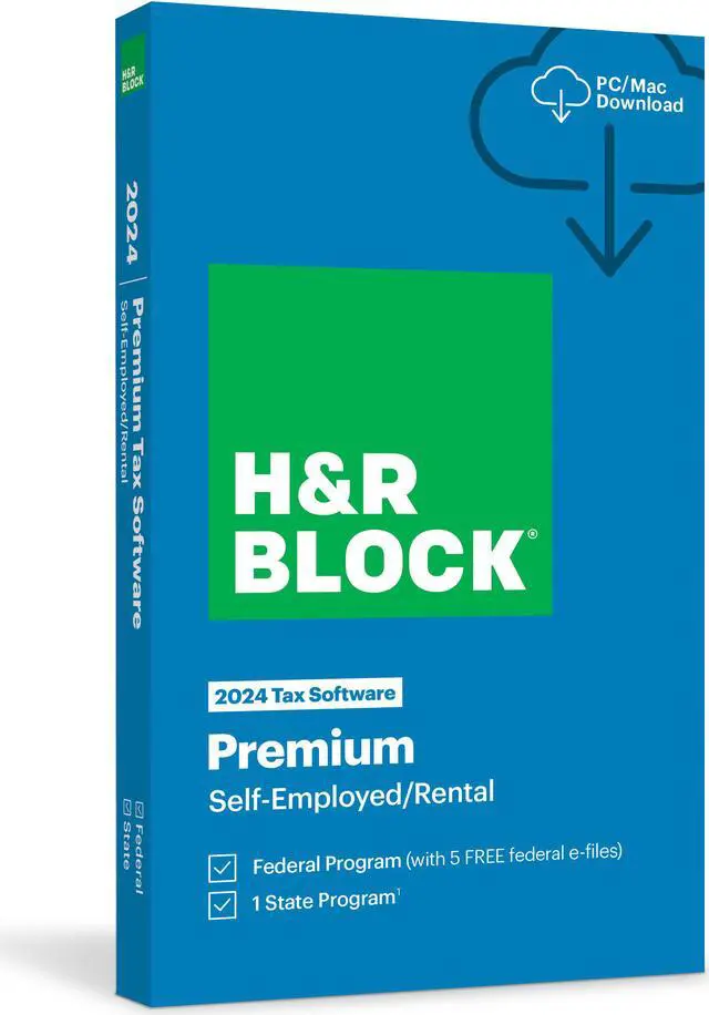 Main image of H&R Block Tax Software Premium 2024 PC/Mac [Key Card]