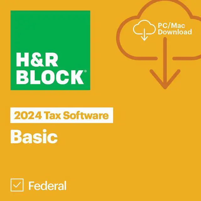 Main image of H&R Block Tax Software Basic 2024 PC/Mac [Download]