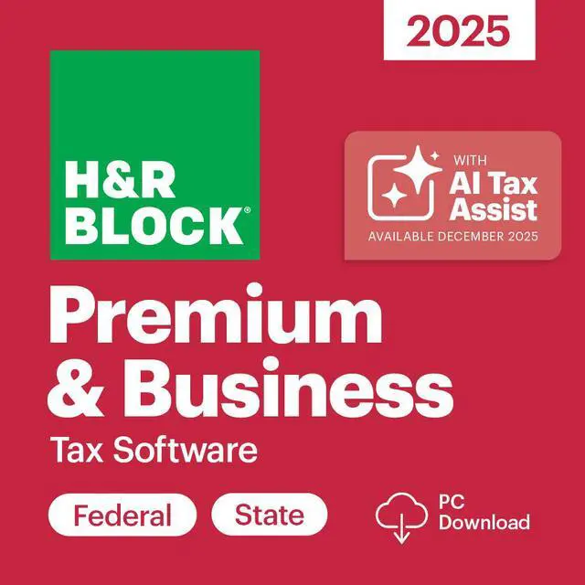 Main image of H&R Block Tax Software Premium & Business 2025, PC Only [Download]