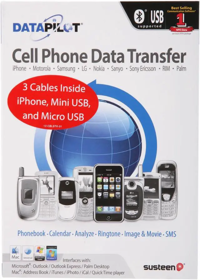 Alt view image 2 of 2 - Susteen DataPilot Universal Kit with Cables