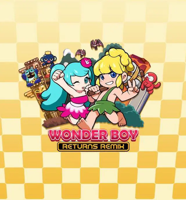 Main image of Wonder Boy Returns Remix - PC [Online Game Code]