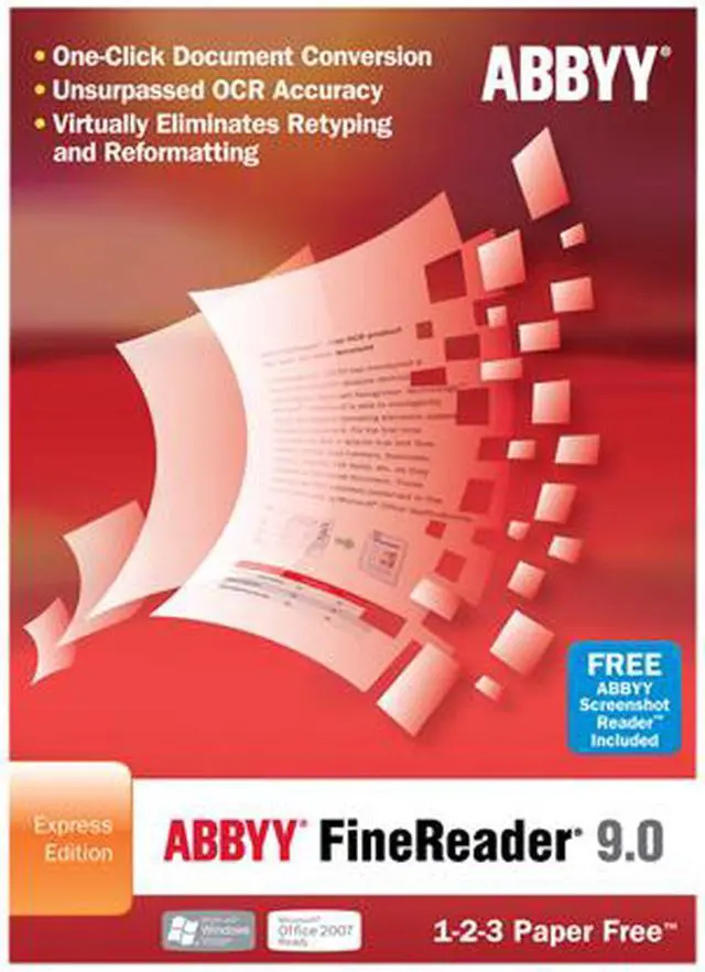 Main image of ABBYY Finereader 9 Express - System Builder - OEM