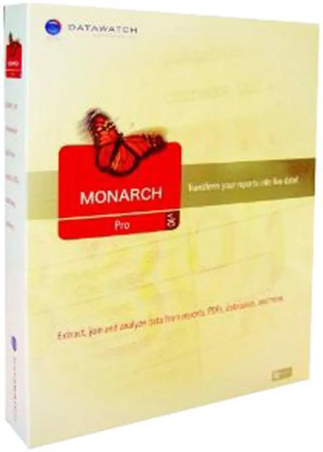 Alt view image 2 of 3 - DATAWATCH Monarch Professional Single Media Guide v.10 User-CD