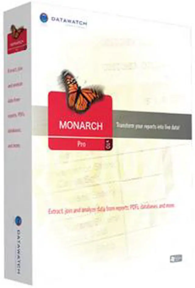 Alt view image 3 of 3 - DATAWATCH Monarch Professional Single Media Guide v.10 User-CD