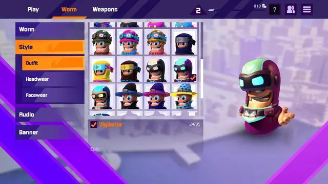 Alt view image 2 of 4 - Worms Rumble - Action All-Stars Pack  [Online Game Code]