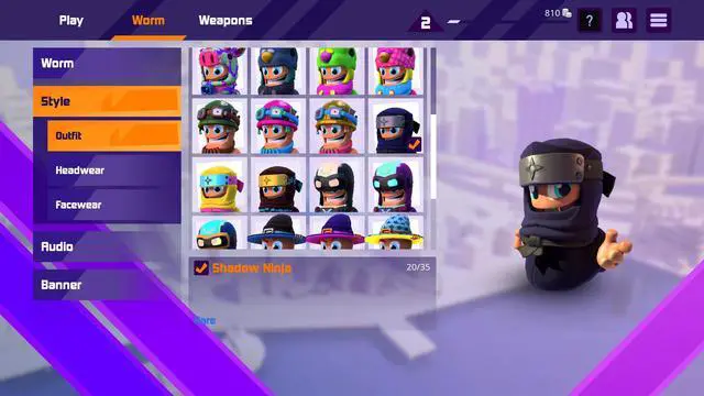 Alt view image 4 of 4 - Worms Rumble - Action All-Stars Pack  [Online Game Code]
