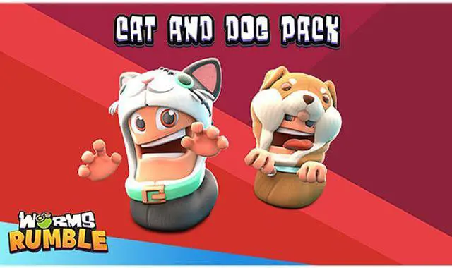 Main image of Worms Rumble - Cats & Dogs Double Pack - PC [Online Game Code]