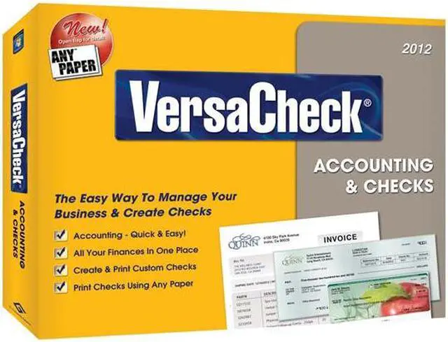Main image of VersaCheck 2012 Accounting & Checks