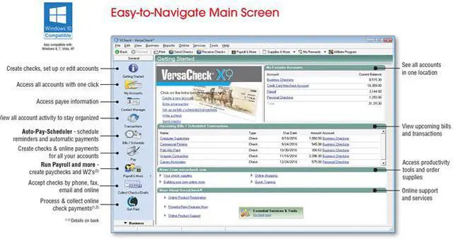 Alt view image 4 of 5 - VersaCheck X9 Gold UV Secure 2017 - 3 User - OEM