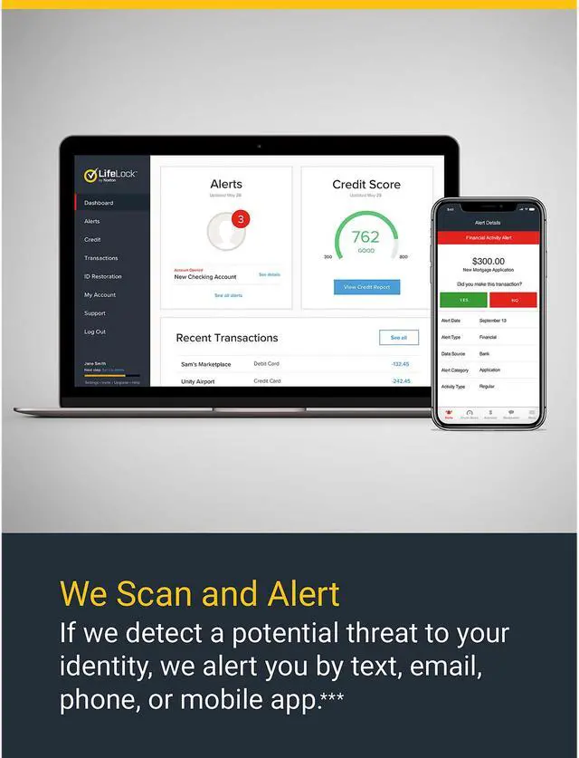 Alt view image 2 of 6 - LifeLock Standard Identity Theft Protection 30-Day Free Trial