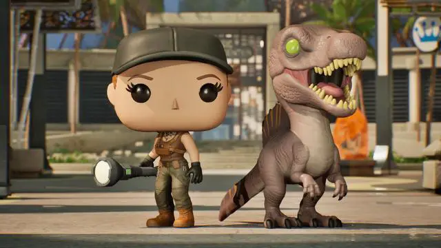 Alt view image 4 of 4 - Funko Fusion - Jurassic World Rebirth Pack 1 - Zora Bennett and Spinosaurus - PC [Steam Online Game Code]