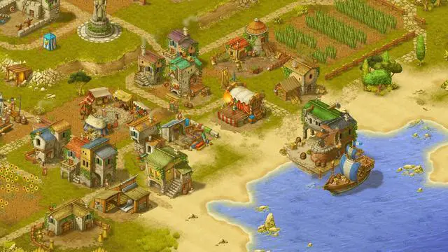 Alt view image 2 of 5 - Townsmen - A Kingdom Rebuilt: The Seaside Empire  [Online Game Code]