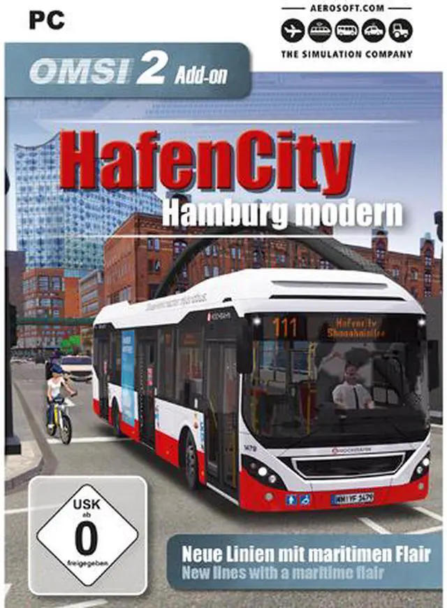 Main image of OMSI 2 Add-On HafenCity - Hamburg modern [Online Game Code]