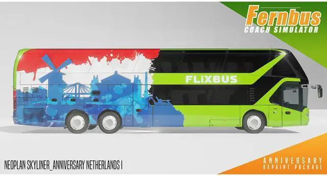 Alt view image 2 of 11 - Fernbus Simulator - Anniversary Repaint Package [Online Game Code]
