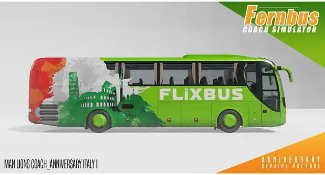 Alt view image 6 of 11 - Fernbus Simulator - Anniversary Repaint Package [Online Game Code]