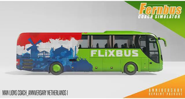 Alt view image 7 of 11 - Fernbus Simulator - Anniversary Repaint Package [Online Game Code]