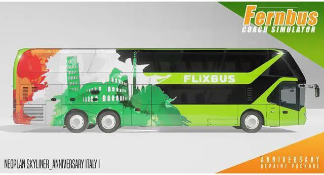 Alt view image 11 of 11 - Fernbus Simulator - Anniversary Repaint Package [Online Game Code]