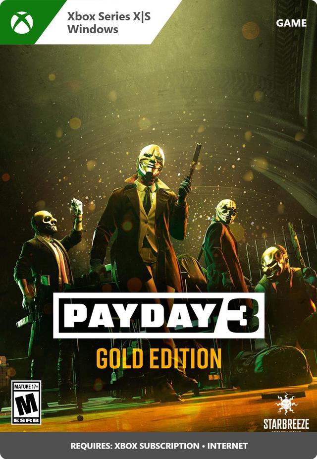 Payday 3 Gold Edition cosmetics won't be on PS5 anytime soon