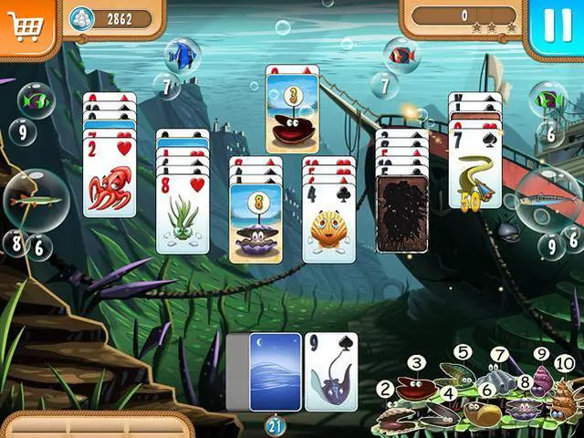 Alt view image 5 of 11 - Atlantic Quest Solitaire [Online Game Code]