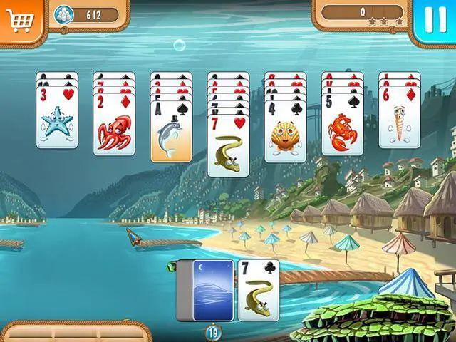 Alt view image 6 of 11 - Atlantic Quest Solitaire [Online Game Code]