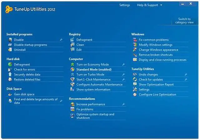 Alt view image 2 of 8 - TuneUp Utilities 2012 - 3 User