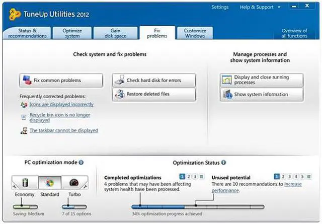 Alt view image 6 of 8 - TuneUp Utilities 2012 - 3 User
