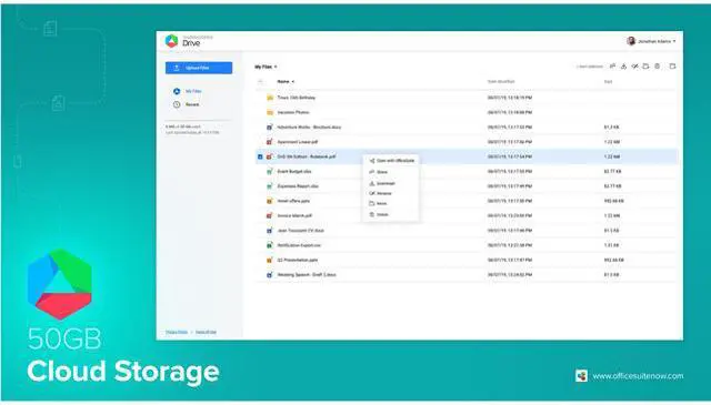 Alt view image 8 of 8 - MobiSystems OfficeSuite Personal Compatible with Microsoft Office & Adobe PDF - 1 Year License - Download