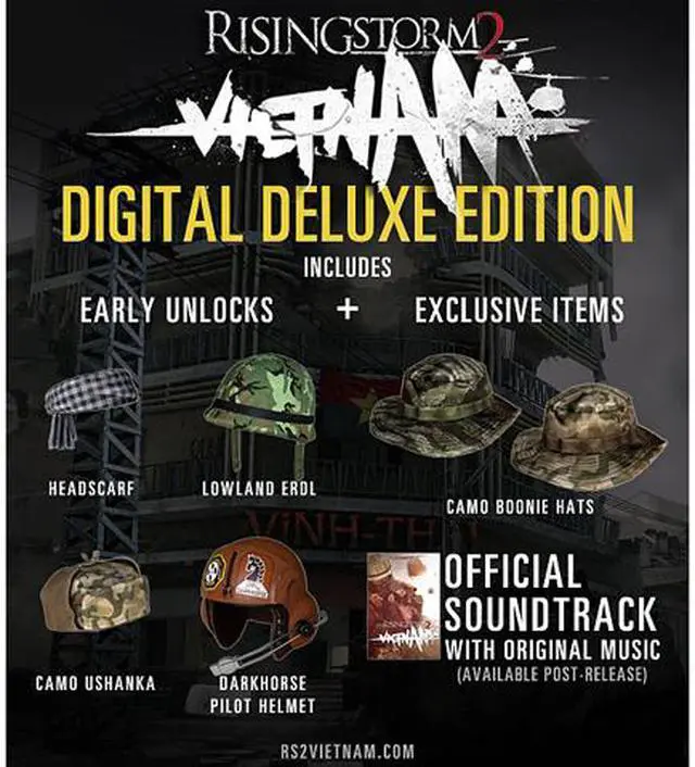 Alt view image 2 of 6 - Rising Storm 2: Vietnam - Digital Deluxe Edition DLC [Online Game Code]