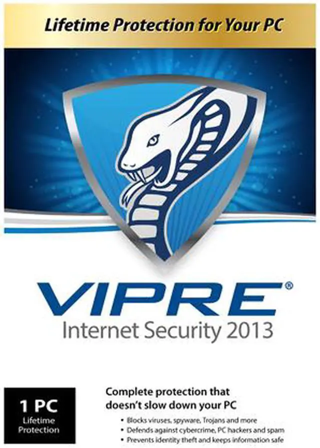 Main image of VIPRE Internet Security 2013 - 1 PC - PC Lifetime - Product Key Card (no media)