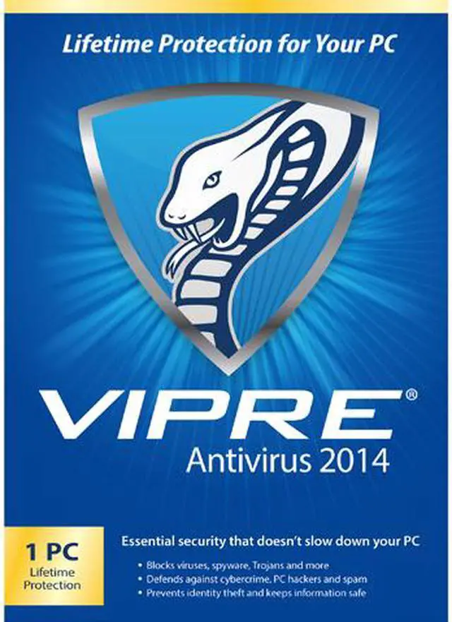 Main image of ThreatTrack Security VIPRE AntiVirus 2014 - 1 PC - PC Lifetime - Download