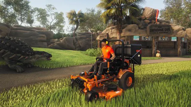 Alt view image 2 of 8 - Lawn Mowing Simulator - Dino Safari - PC [Online Game Code]