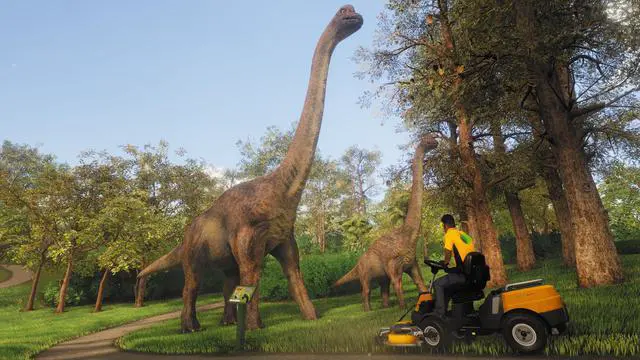 Alt view image 3 of 8 - Lawn Mowing Simulator - Dino Safari - PC [Online Game Code]