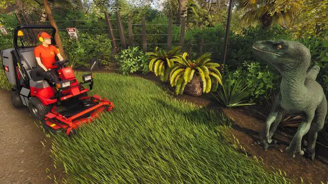 Alt view image 4 of 8 - Lawn Mowing Simulator - Dino Safari - PC [Online Game Code]