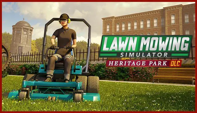 Main image of Lawn Mowing Simulator - Heritage Park - PC [Steam Online Game Code]